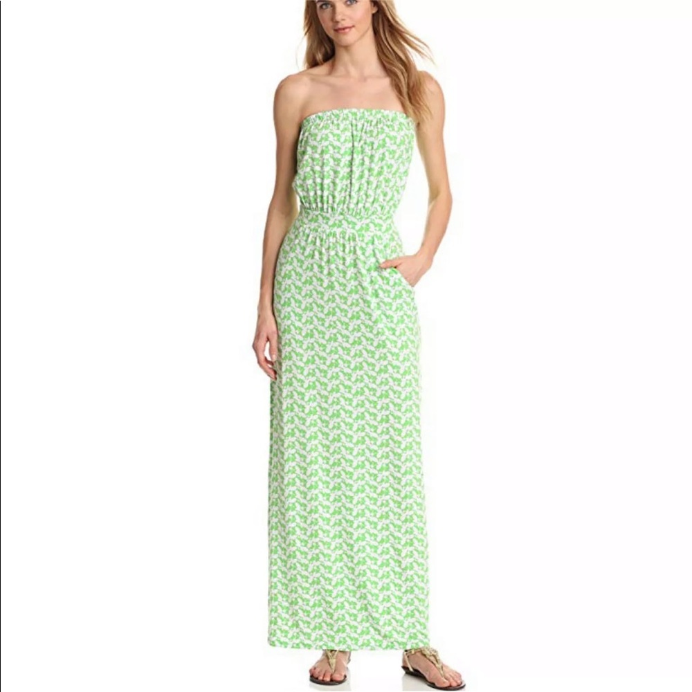 Lilly Pulitzer Women Green Casual Dress xs